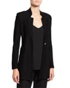 Caris Notched Collar Wool-blend Jacket