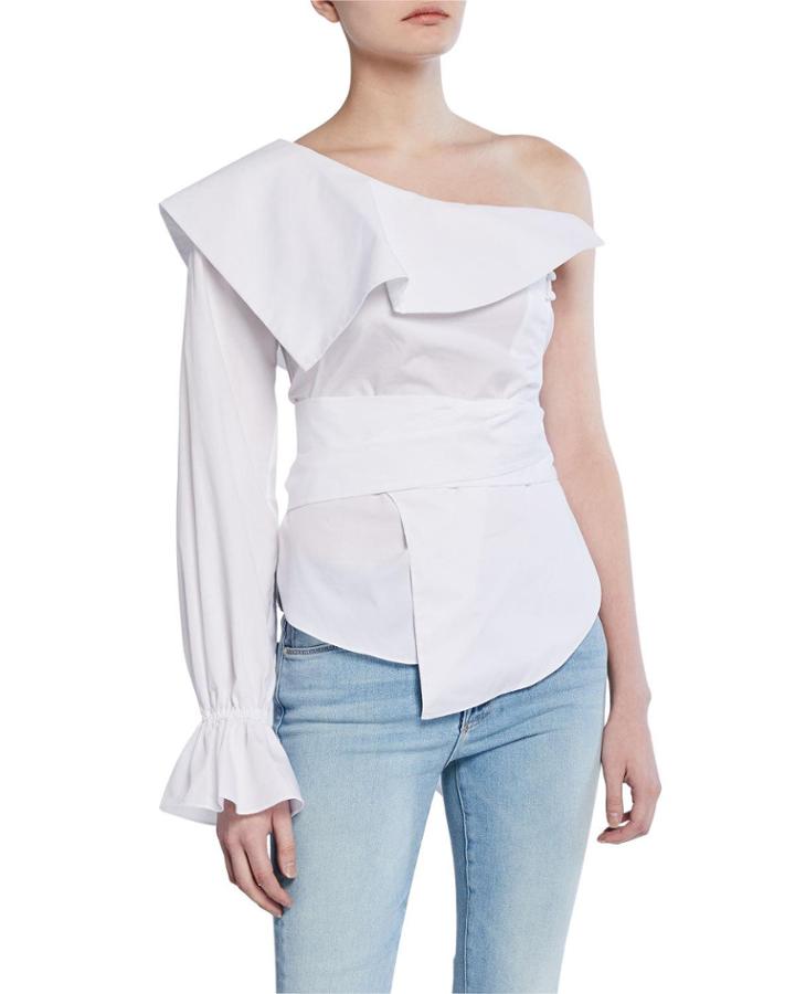 One-sleeve Top