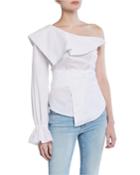 One-sleeve Top