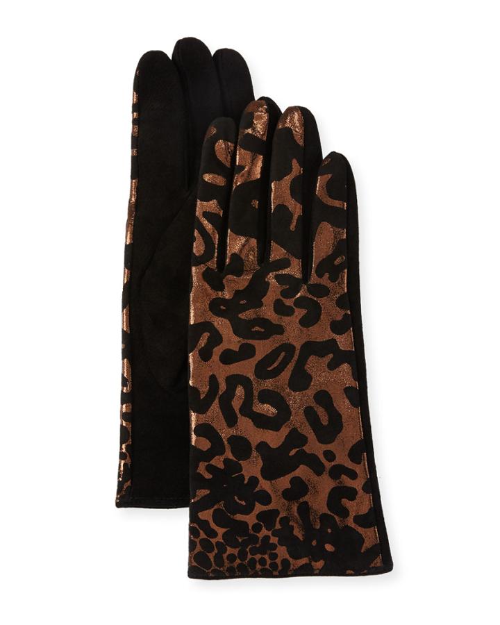 Metallic Leopard-print
