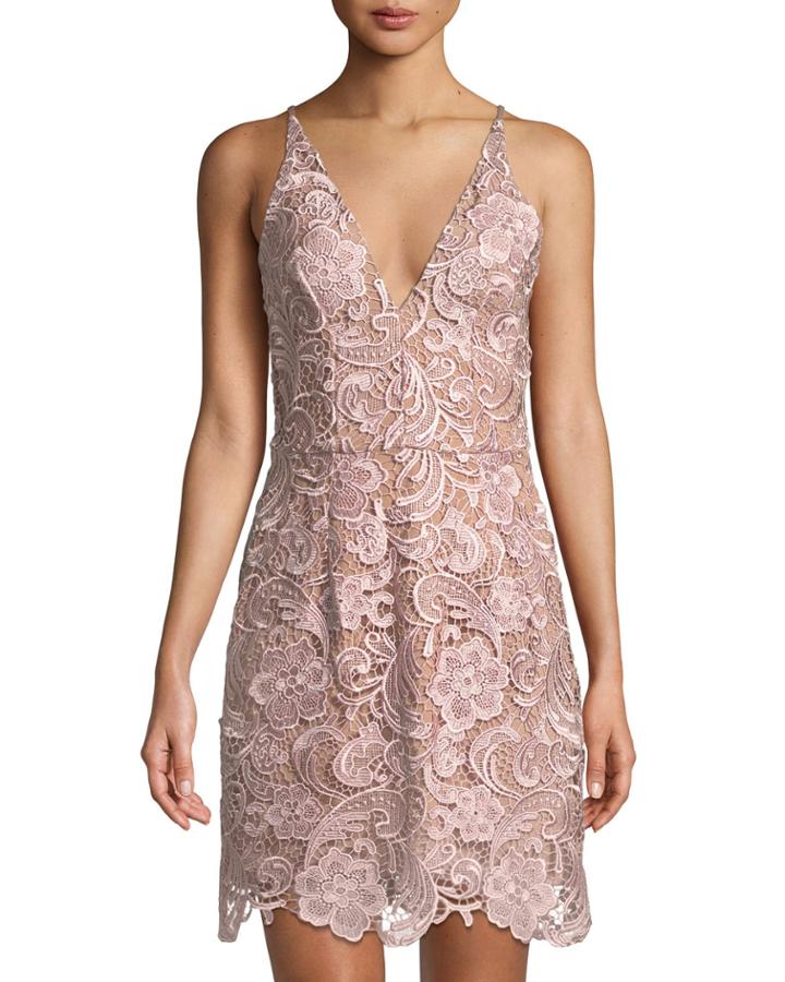 Allie V-neck Crochet