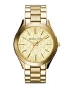 42mm Runway Monogram Bracelet Watch, Golden