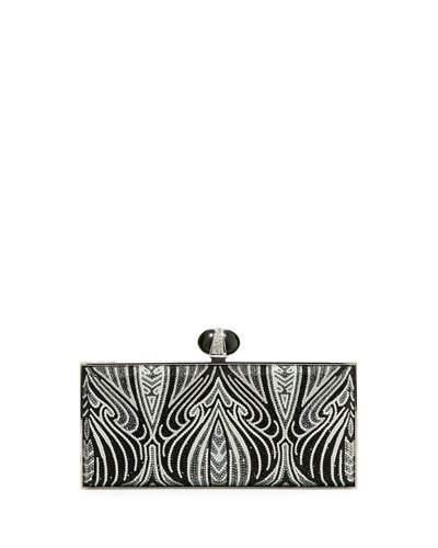 Vienna Coffered Large Clutch Bag,
