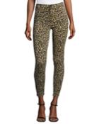 Alana High-rise Skinny Ankle Jeans, Gold