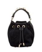 New Mini Velour Bucket Bag