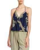 Jean Printed Halter Top