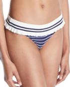 Striped Rib-knit Hipster Bikini Bottom