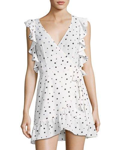 On The Dot Wrap Dress,
