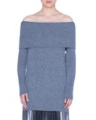 Carmen Off-the-shoulder Wool-cashmere