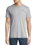 Men's Star-patch Vintage Wash T-shirt