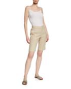 Petite Organic Linen Bermuda Walking