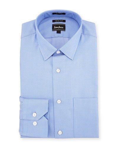 Trim-fit Regular-finish Dot-print Dress