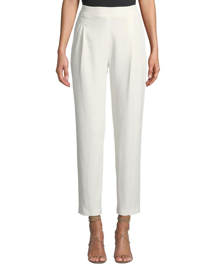 Fiola Straight-leg Cotton-blend Pants