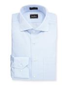 Classic-fit Non-iron Diamond-print Dress Shirt,