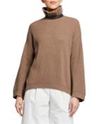 Turtleneck Cashmere Rib