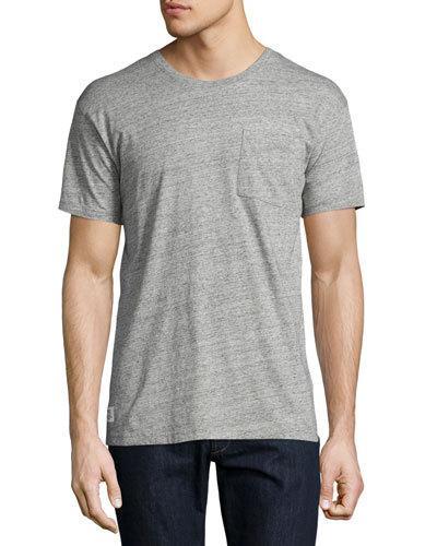 Baden Patch-pocket Tee, Gray