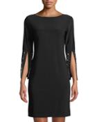 Beaded-cuff Jersey