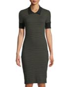 Striped Midi Polo