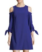 Shift Dress With Cold