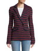 Fontana Striped Double-breasted Jacket