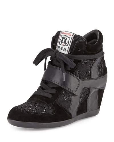 Bowie Sequined Hidden-wedge