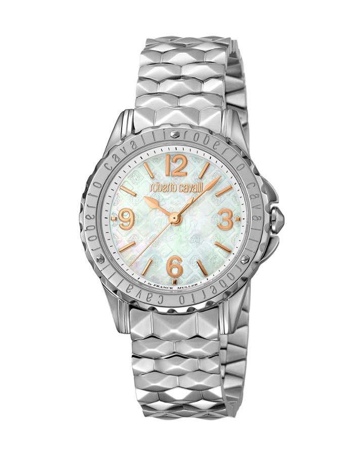 Pyramid-bracelet Watch W/ Logo Dial,