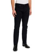 Men's Dark-wash Slim-straight Jeans