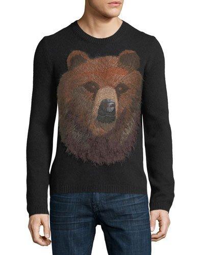 Embroidered Bear-head