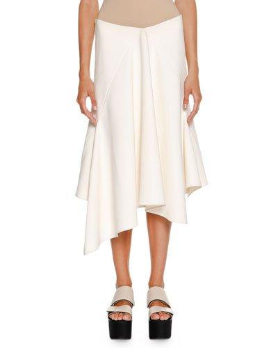 Handkerchief-hem A-line