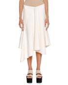 Handkerchief-hem A-line