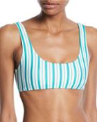 Pride Scoop-neck Striped Bikini