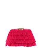 Amanda Fringe Clutch Bag With Agate Clasp