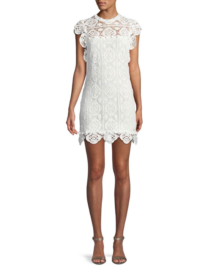 Fiona Embroidered Crotchet Lace