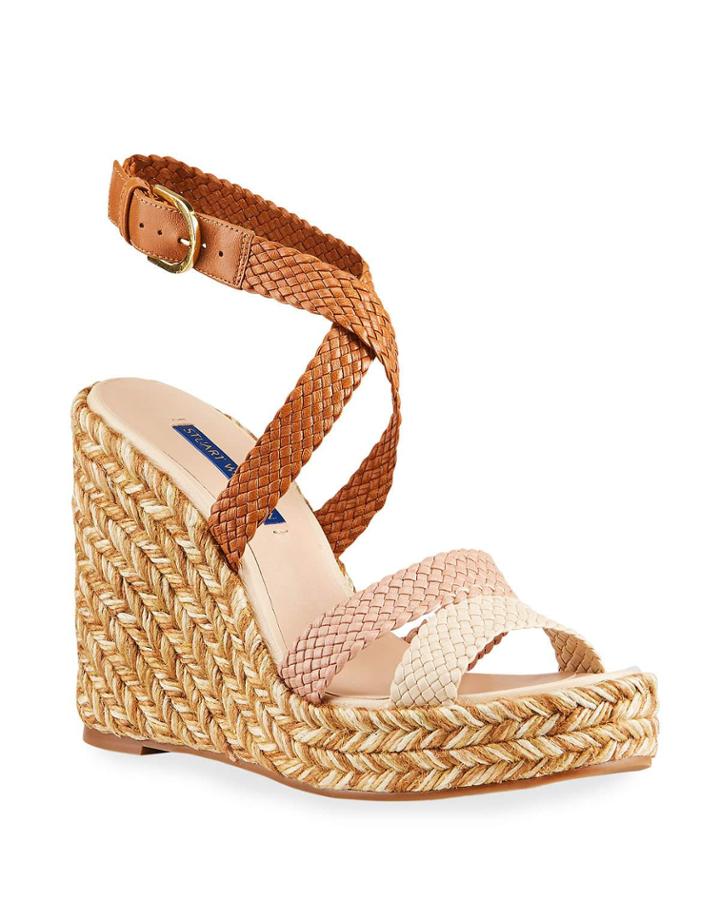 Elsie Tricolor Espadrille Wedge