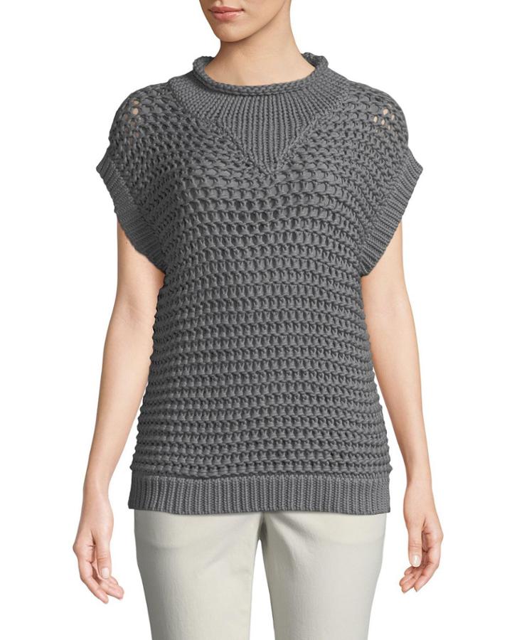 Short-sleeve Netted