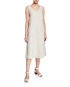 Duncan Embroidered V-neck Sleeveless