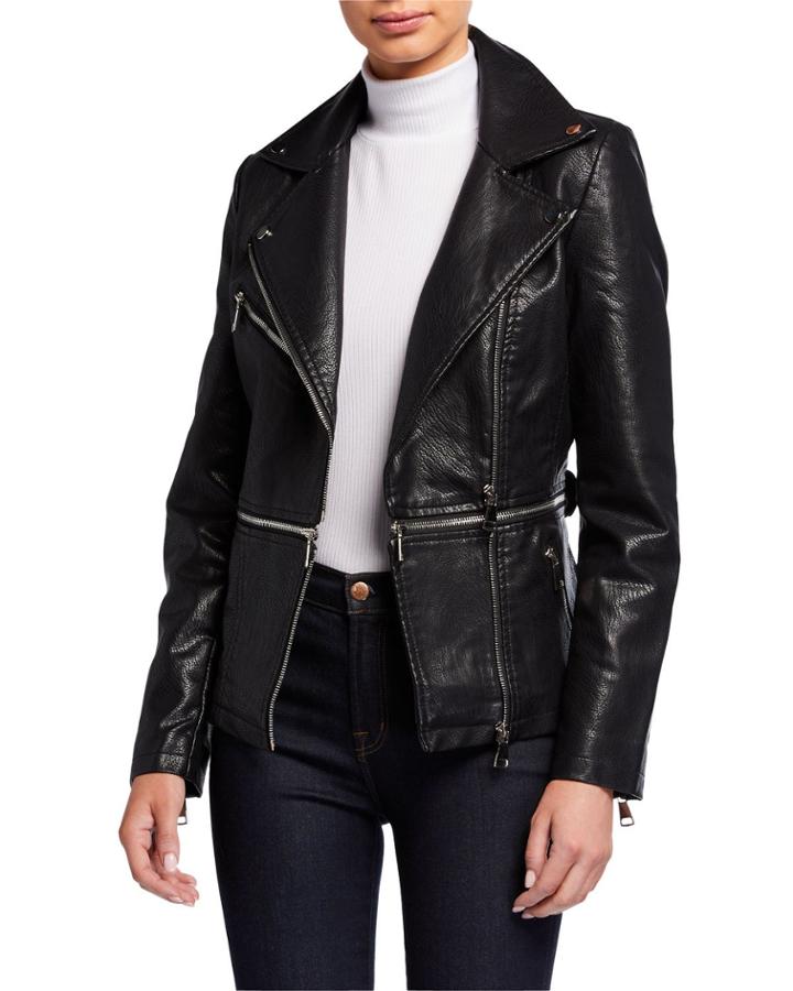 Vegan Leather Zip