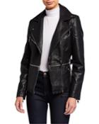 Vegan Leather Zip