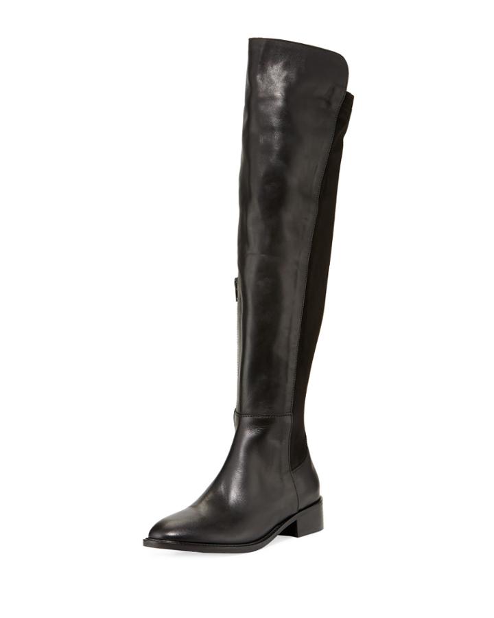 Griffe Flat Stretch Napa Over-the-knee Boots