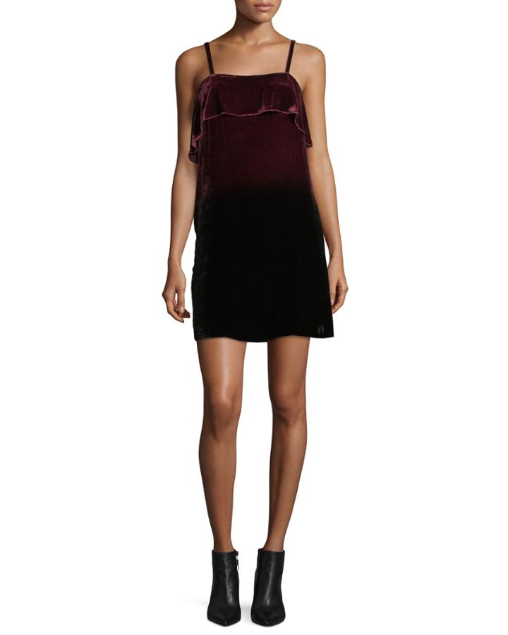 Bess Ombre Velvet Sleeveless