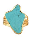 Amorphous Turquoise Cuff Bracelet