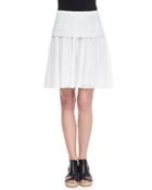 Lakewood Netted Pleated A-line