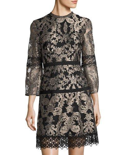 Metallic Embroidered