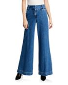 Metropolitan Wide-leg Denim Pants