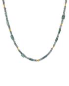 Single-strand Tourmaline & Topaz Necklace