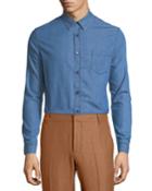 Long-sleeve Chambray