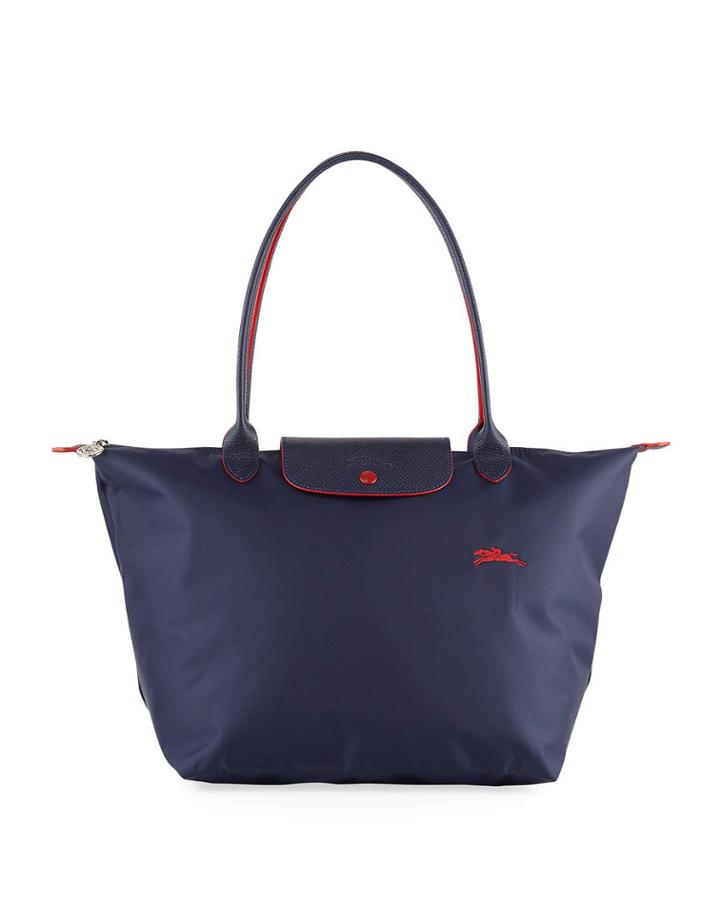 Le Pliage Club Large Nylon Shoulder Tote Bag