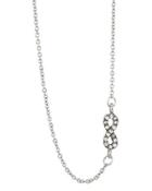 Pave Crystal Infinity Pendant Necklace,