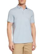 Casual Pullover Half Button-front Polo