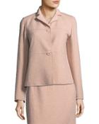Aydeen Boucle Tailored Jacket, Pink